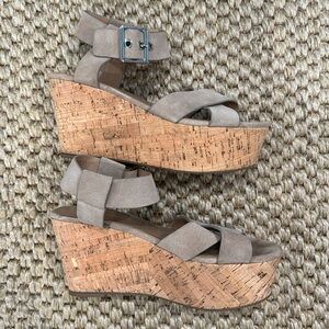 Marc Fisher Cork Wedge